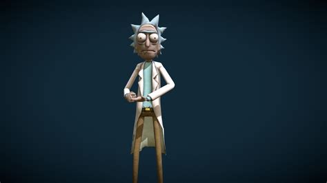 Rick Rick And Morty Animation Test Download Free 3d Model By