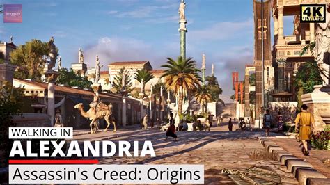 Walking In Ancient Egypt Main Street Of Alexandria Assassin S Creed