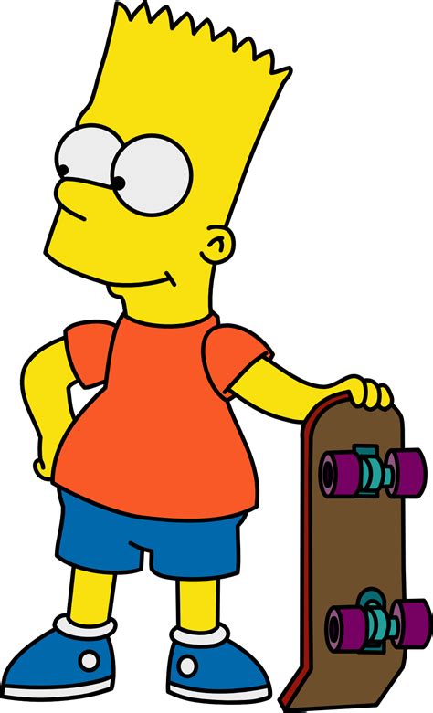 Bart Simpson Png Transparent Image Download Size 1045x1723px