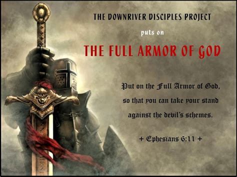 Put On The Full Armor Of God The Downriver Disciples