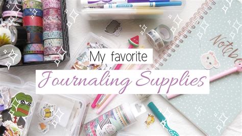 🌸my Top Favorite Stationery Favorite Journaling Items Stationery