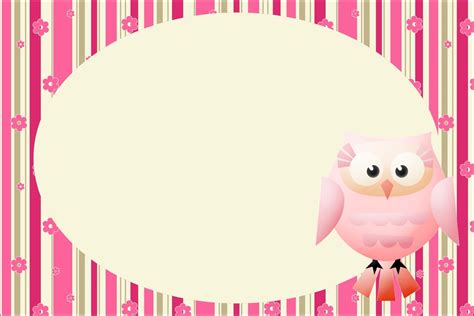 Pink Owls Free Printable Invitations Oh My Fiesta In English