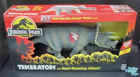 1993 Kenner Jurassic Park Triceratops Jp08 Sealed 1a