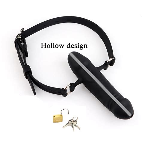 Double Ended Dildos Mouth Gag Dildo Oral Fixation Harness Bondage My