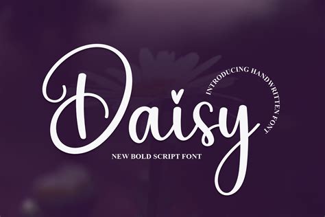Daisy Font By Andikastudio · Creative Fabrica