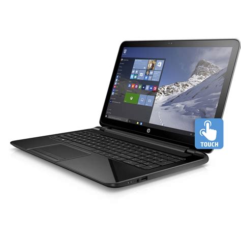 Hp 15 F211wm 156 Touch Laptop Intel Celeron N2840 216ghz 4gb 500gb
