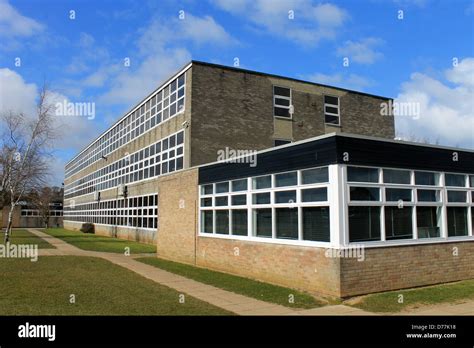 Exterior Of Secondary School Building Scarborough England Stock Photo