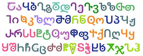 Ihhos Tvokids Cast Georgian Alphabet By Oreoandeeyore On Deviantart