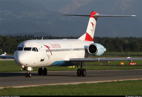 Oe Lvo Austrian Airlines Fokker F100 Photo By Karl Dittlbacher Id