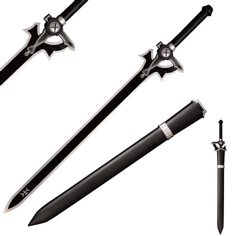 Sword Fort Carbon Steel Sao Kirito Sword Real Metal Handmade Katana