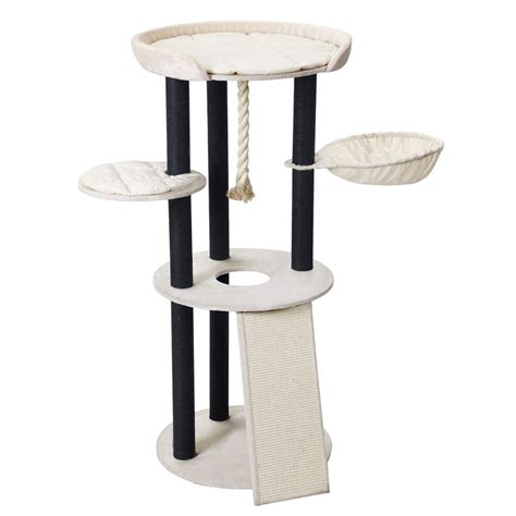Paws And Claws 141cm Catsby Hampton Cat Tree Scratching Post Tower Pet