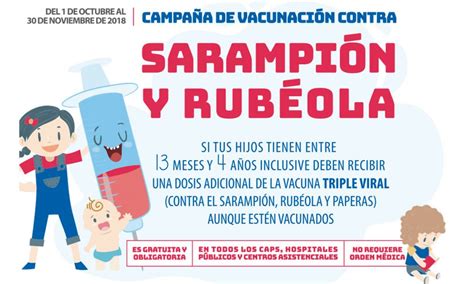 Campaña Nacional De Vacunación Sarampión Y Rubéola Ministerio De