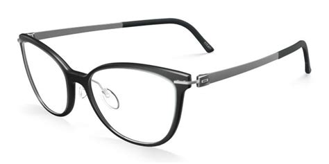 silhouette infinity view 1600 9000 eyeglasses in black smartbuyglasses usa