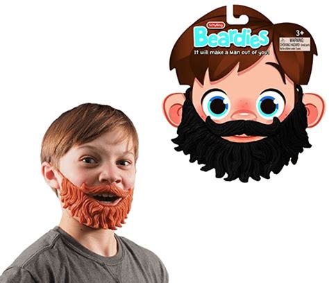Beardies Dress Up Beard Set Of 2 Soft Flexible Play Beards For Kids
