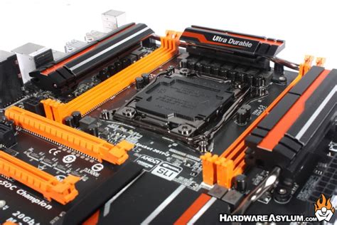 Gigabyte X99 Soc Champion Overclocking Motherboard Board Layout And