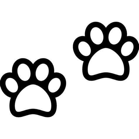 Dog Paw Outline Clipart Best