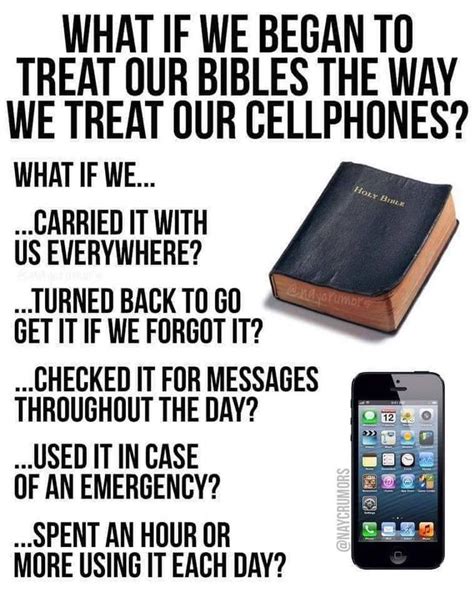 What If We Treated Our Bibles The Way We Treat Our Cellphones