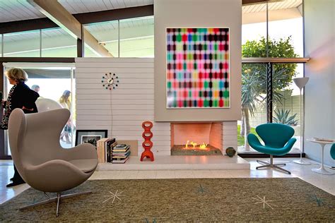 Palm Springs Mid Century Modern Style Mid Century Modern Living Room