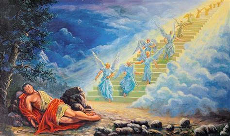 Jacobs Dream By Vladimir Bibikov Dream Painting Jacobs Ladder