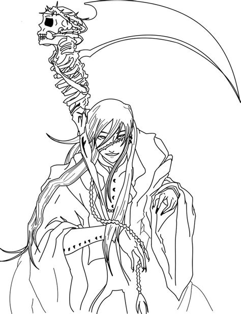 Black Butler Coloring Pages At Free Printable