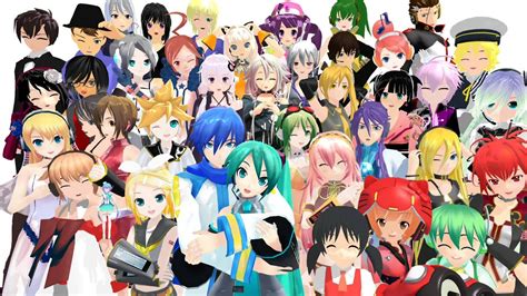 Mmd Vocaloid University Introduction Youtube
