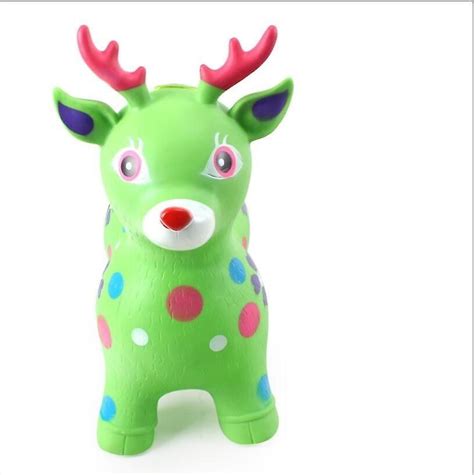 inflatable musical pvc jumping deer toy fruugo uk