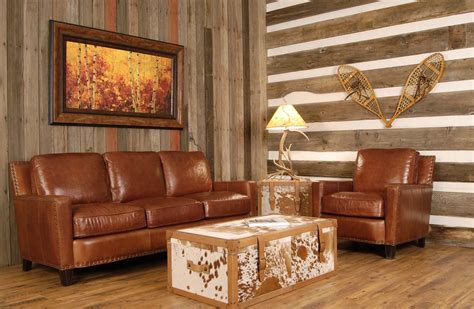 Rustic Western Living Furniture Back At The Ranch Furniture Western