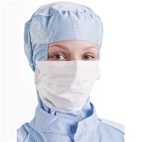 Bioclean Mea 210 Sterile Cleanroom Mask With Head Loops Clips