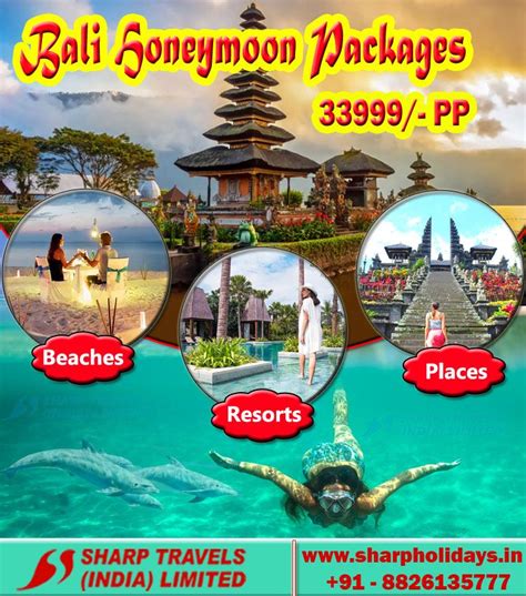 Bali Honeymoon Packages From Delhi Honeymoon Packages Bali Honeymoon