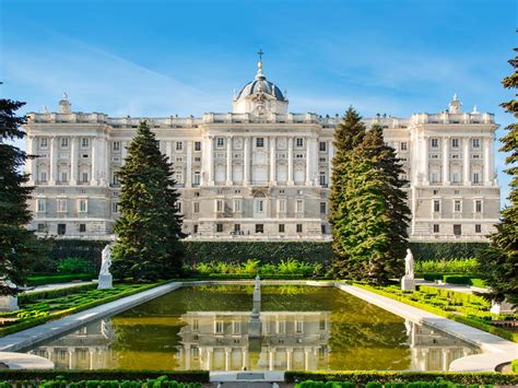 Royal Palace Of Madrid One Of The Largest And Most Beautiful Castles