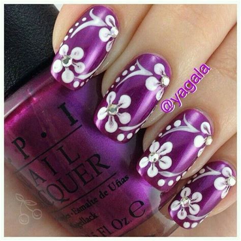 Trendy Nail Art Cute Nail Art Beautiful Nail Art Cute Nails Purple Nail Art Purple Nail