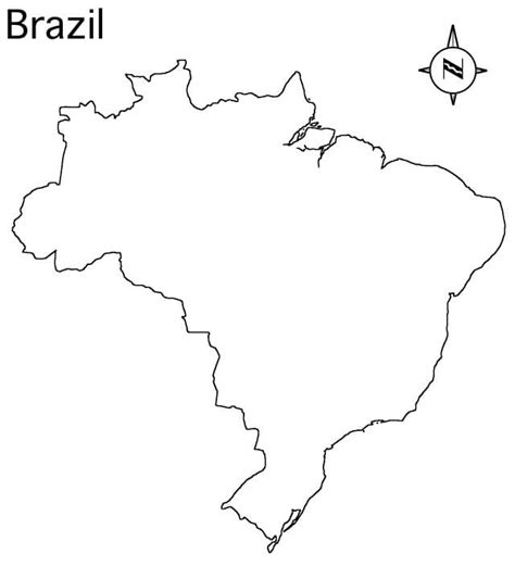 Resumo Do Mapa Do Brasil Para Colorir Imprimir E Desenhar Colorir Me