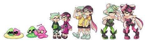 Squid Sisters Development Process By Gomipomi Squid Sisters