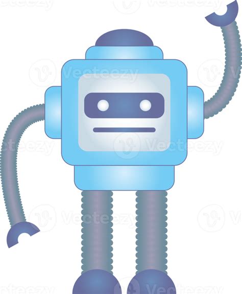 Free Funny Blue Robot 18869409 Png With Transparent Background