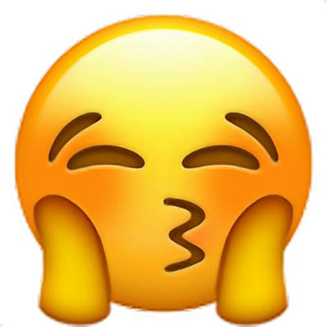 Emoji Blush Love Kiss Kiss Emoji Imagenes De Emoji Llorando Clipart