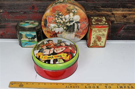 Lot Vintage Tins 4