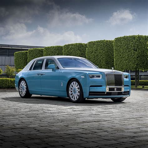 Fondos De Pantalla Rolls Royce Phantom 2019 Celeste Metálico Lujo