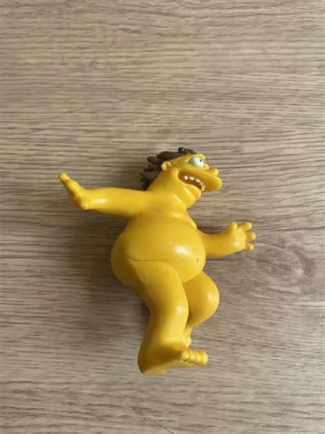 The Simpsons Barney Gumble Naked Streaker Action Figure Rare