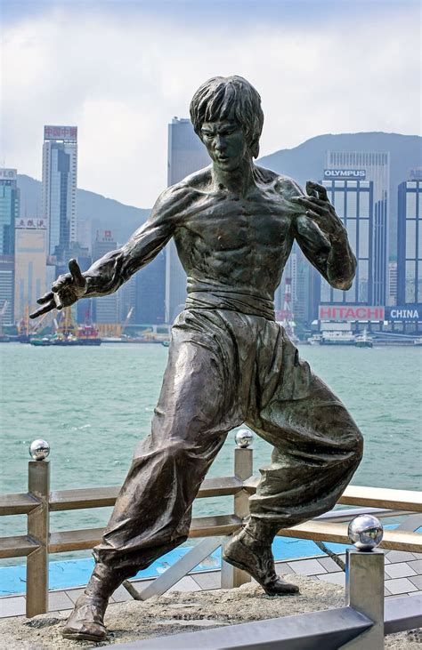 Hd Wallpaper Bruce Lee Hong Kong Kong Kong Victoria Harbour Chinese Kick Wallpaper Flare