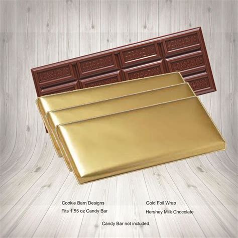 Gold Foil Candy Bar Wrappers Gold Foil Wrappers Gold Foil Etsy