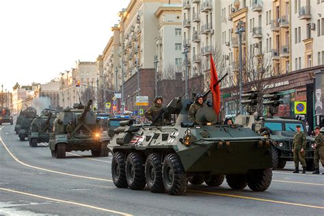 Tanks And The City Moscow Holds Final Night Rehearsal Before May 9