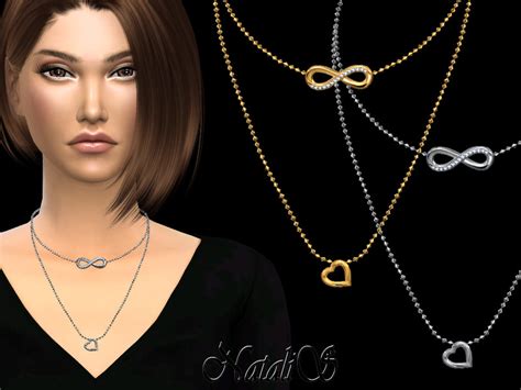 Natalisinfinity Double Chain Necklace Double Chain Necklace Chain