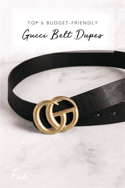 Gucci Belt Dupes Top 6 Budget Friendly Identical Picks
