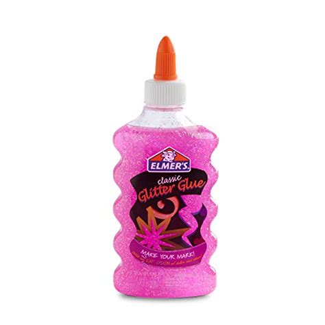 Elmers Liquid Glitter Glue Washable Pink 6 Ounces 1 Count Great