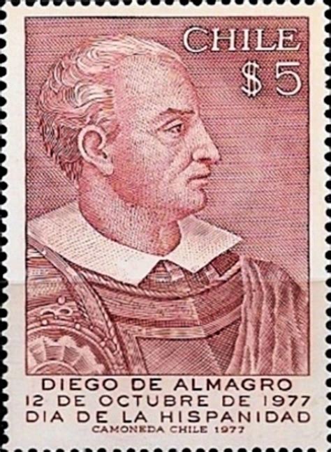 Diego De Almagro Conquistador PhilatÉlie Pour Tous