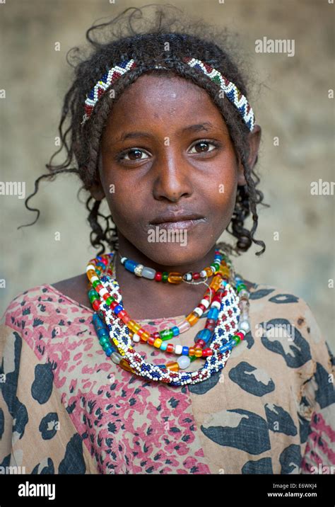Portrait Afar Tribe Girl Braided Hi Res Stock Photography And Images