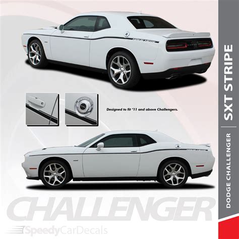 Dodge Challenger Side Body Stripe Kit Fury 3m 2011 2020 2021 2022