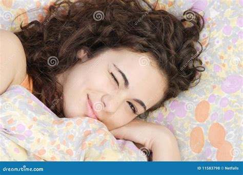 Beautiful Teenage Girl Sleeping Stock Photo Image Of Dream Asleep