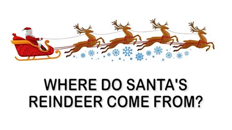Where Do Santas Reindeer Come From Abc13 Houston