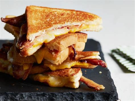 Grilled Cheese Sandwiches With Bacon Recipe Food Network Kitchen
